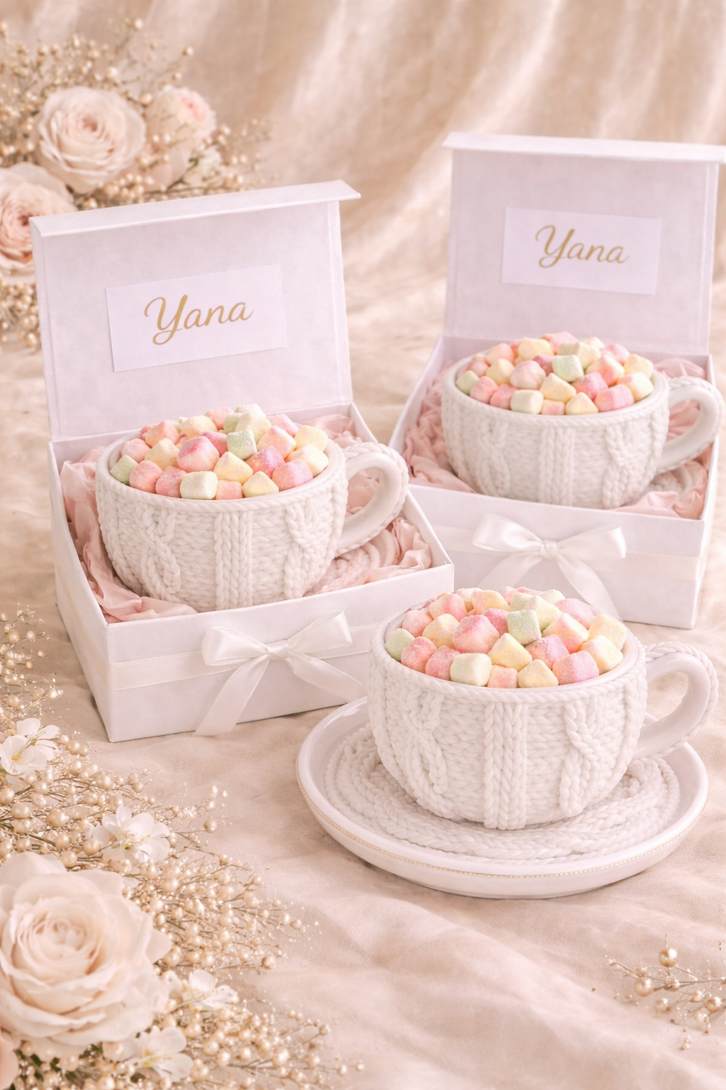 Tea Cup Silicone Mold for Soap Candle Resin Chocolate Fondant and Wedding Favors